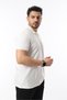 Custom Made Polo Collar Men's T-Shirt Premium Pack of Cotton White - Slim Fit & Piqué Woven - 3