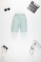 Boy's Summer Suit 3-10 Years Old Shirt Set with Shorts |   Bürümcük Fabric Bottom Top Double Set - 4