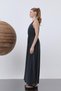 Drawstring Waist Comfortable Cut Dress - Anthracite - 5