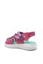 Cute Young Orthopedic Purple Burgundy Color Banded Butterfly Detailed Girls Sandals - 4