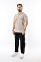 Custom Made Polo Collar Men's T-Shirt Premium Cotton Pack Beige - Slim Fit & Piqué Woven - 2