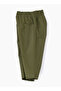 Girls' Olive Green Cotton Woven Culottes - 3
