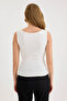 Thick Strap Gathered Front Blouse - 5
