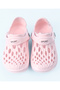 SAPS Solid Back Strap Closure Clogs - Pink - 3