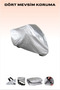 Motorcycle Tarpaulin Compatible with All Models, Size S, Gray - 6