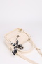 Women's Cream Charm-Detail Scarf Adjustable Strap Hand Shoulder And Crossbody Bag Teo - 7