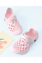 SAPS Solid Back Strap Closure Clogs - Pink - 2