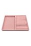 Domestic Production Venice Model Suede Fabric Pink 34/24 cm Nails-Sausage Jewelry Drawer Stand - 2