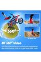 X4 Motorcycle Bundle- 8K Waterproof 360 Action Camera, 4K Wide-Angle Video, 135 Min Battery - 5