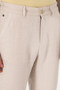 Men's Carrot Fit Dark Beige Canvas Trousers 50300193-Vr088 - 5