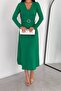 Women's Belted Midi Length Dress Dpkklf49 - 2