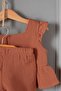 100% Cotton Muslin Girl's Suit - 3