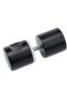 Wealrit 2 pcs Black Bathroom Pull Knob, Diameter 1.1 Inch Shower Glass Door Knob, Back to Back Showe - 6