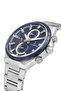 Jls0314102 Navy Blue & Silver Steel Men's Wristwatch - 2