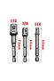 3 Piece Hex Plus Socket Adapter Set