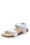 1- 000123 -8010 Light Blue Girl's Flat Sandals - 2