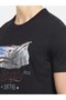 Crew Neck Graphic Thirts US81-0103-Black Print - 6