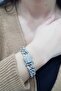 12 Mm. 17.5 Cm. Thick Stone Alloy Women's Bracelet Er02By - 4