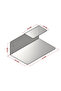 Black Metal Wall Shelf - Bedside Shelf, Double Layer Bookshelf, Ornament & Phone Holder - 6