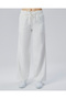 Seasonal Wide Elastic Waistband Comfortable Fit Wide Leg Women's Trousers - 5