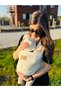 Cotton Stretchy Wrap Sling, Baby Carrier with Pocket - Premium First Class - Babywearing Kangaroo - 3