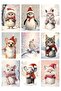 Nostalgic New Year Animals Images Nostalgic 9'Lu Postcard Photocard Series Model 1