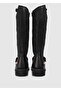 Laconia Hi 646 Black Women's Oiled Leather Boots 025g100078 - 4