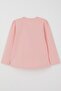 Girl's Long Sleeve T-Shirt Laced 1-4 Years, Pink - 2