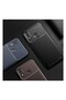 Case for Xiaomi Redmi 8 Carbon Patterned Lux  Silicone Brown + Ghost Screen Protector - 2