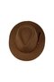 Men's Belt - Detailed Wide Brim Straw Hat Y25750-04 Mink - 2