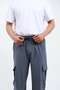 Cushy Cool Men's Oversize Loose Cut Parachute Cargo Pocket Adjustable Leg Clip Baggy Pants - 8