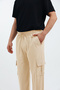 Cushy Cool Men's Oversize Loose Cut Parachute Cargo Pocket Adjustable Leg Clip Baggy Pants - 6