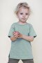 Boy's T-Shirt Cool Text Emblem Pocket 1.5-5 Years, Mint Green