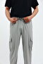 Cushy Cool Men's Oversize Loose Cut Parachute Cargo Pocket Adjustable Leg Clip Baggy Pants - 6