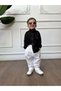 Black Linen Shirt White Linen Pants - 4