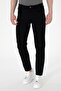 Men's Slim Fit Black Canvas Trousers 50299193-Vr046 - 2