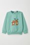 Baby Boy Tracksuit Set, Cute Embossed Moon 9 Months-3 Years, Aqua Green - 2