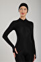 Women's Hijab Swimsuit Long Sleeve Jumpsuit / Pool Sea Swimmer Swimsuit Jumpsuit - 3