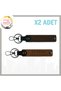 Special Design for You 01 Adana, Meaningful and Stylish Souvenir Keychain with Gift Option, Light Brown-Dark Brown