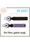 Purple Violet- K Brown, Personalized High Energy, Gift 520 741 8 Written 2-Piece Keychain