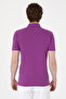 Men's Slim Fit Polo Neck Violet Basic T-Shirt 50297984-Vr037 - 5