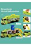 Dinosaur Car Toy Set with Load-Carrying Truck & Pull-Back Cars, 4-in-1 for Ages 3+ - 3