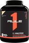 Rule1 Whey Protein Powder - Cookies & Cream, 100% Whey Isolate & Hydrolysate, 25g Protein, 76 Servin