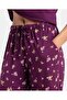 Relax-Women S/S Tshirts & Pyjama Sleep Set RX85-0103-PURPLE WINE - 6