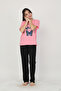 Butterfly Printed Girl's Pajama Set 840 - 6