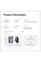 MR 3807 Expandable Roll Cover 17 Inch Hydrophobic Fabric, Organized Storage Stylish Design Backpack - 3