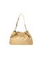 Textured Shoulder Bag with Chain Detail