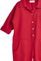 Boy's Jumpsuit with Red Gabardine Collar and 3 Pockets - 4