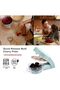 6-Hole Cherry Pitter, Olive Seed Remover Tool, Quick Push Pull for Cherries & Small Plums - 2