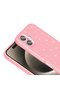 Apple iPhone 16 Case Non-Smudging Glitter-Coated Shiny Durable Silicone - 8